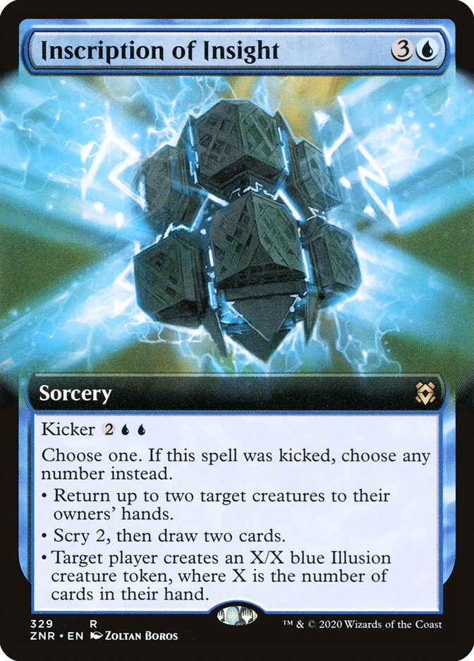 Inscription of Insight (Extended Art) [Zendikar Rising] | Odin's Place
