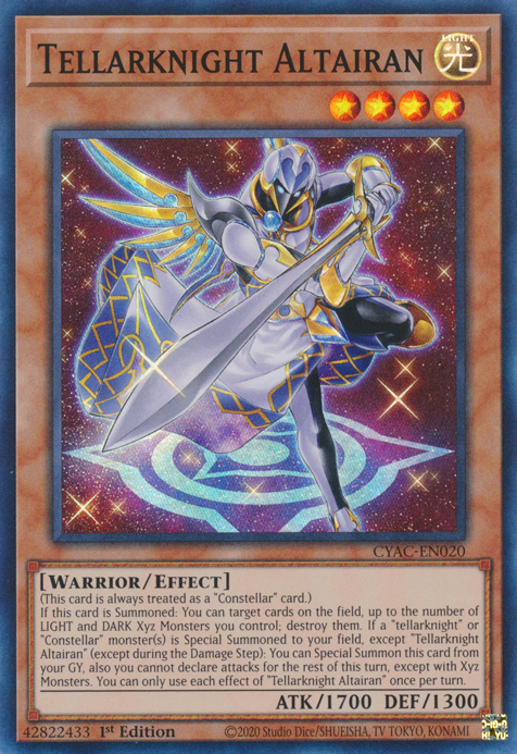 Tellarknight Altairan [CYAC-EN020] Super Rare | Odin's Place