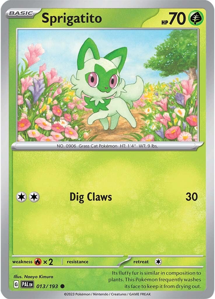 Sprigatito (013/193) [Scarlet & Violet: Paldea Evolved] | Odin's Place