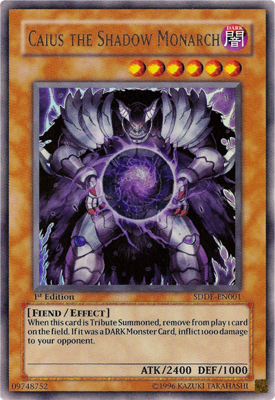 Caius the Shadow Monarch [SDDE-EN001] Ultra Rare | Odin's Place