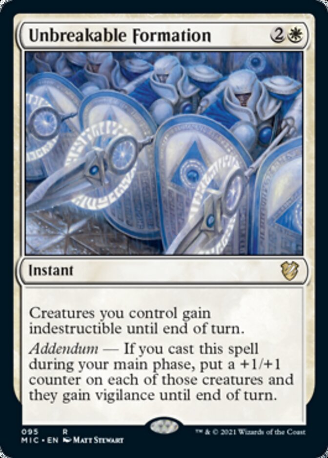 Unbreakable Formation [Innistrad: Midnight Hunt Commander] | Odin's Place