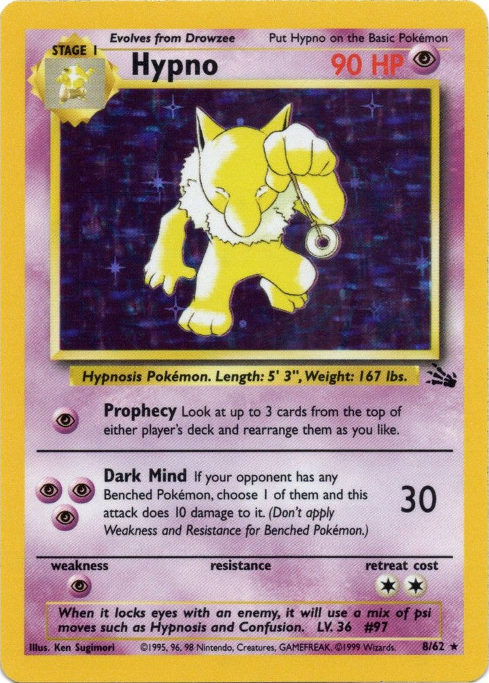 Hypno (8/62) [Fossil Unlimited] | Odin's Place