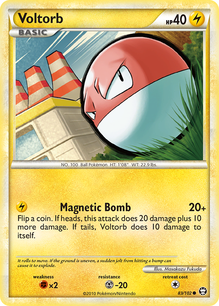 Voltorb (83/102) [HeartGold & SoulSilver: Triumphant] | Odin's Place