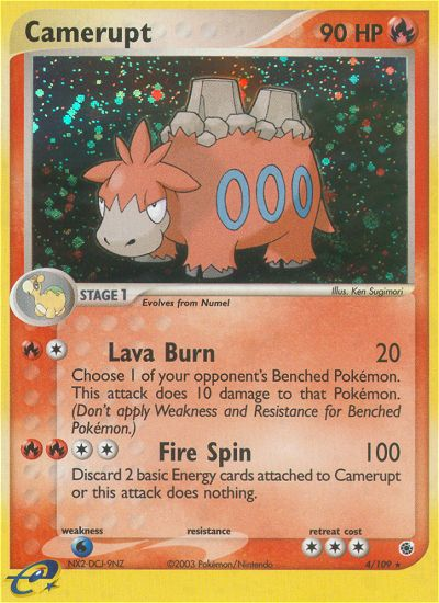 Camerupt (4/109) [EX: Ruby & Sapphire] | Odin's Place
