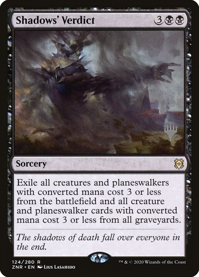 Shadows' Verdict (Promo Pack) [Zendikar Rising Promos] | Odin's Place