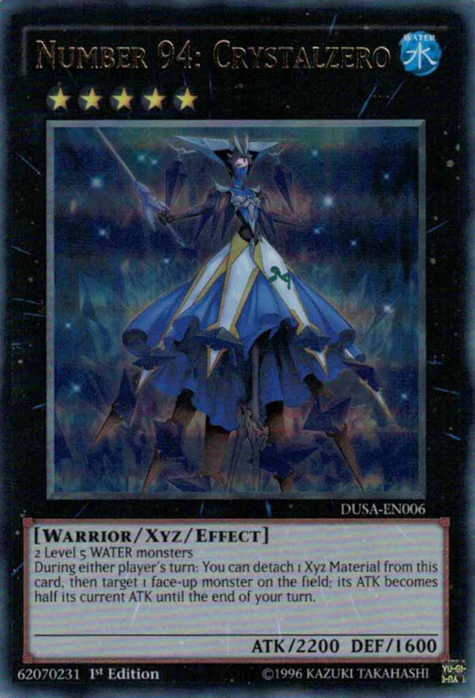Number 94: Crystalzero [DUSA-EN006] Ultra Rare | Odin's Place