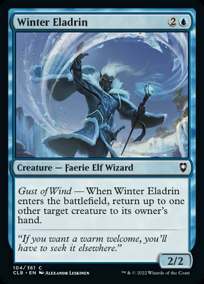 Winter Eladrin [Commander Legends: Battle for Baldur's Gate] | Odin's Place