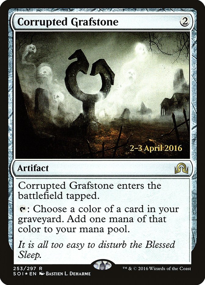 Corrupted Grafstone (253) [Shadows over Innistrad Prerelease Promos] | Odin's Place