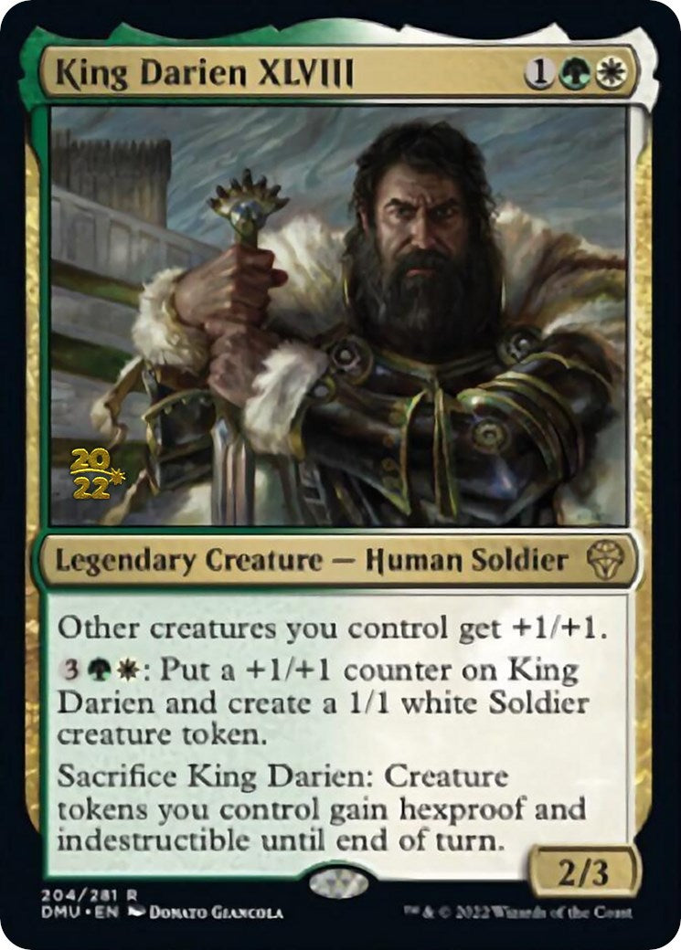 King Darien XLVIII [Dominaria United Prerelease Promos] | Odin's Place