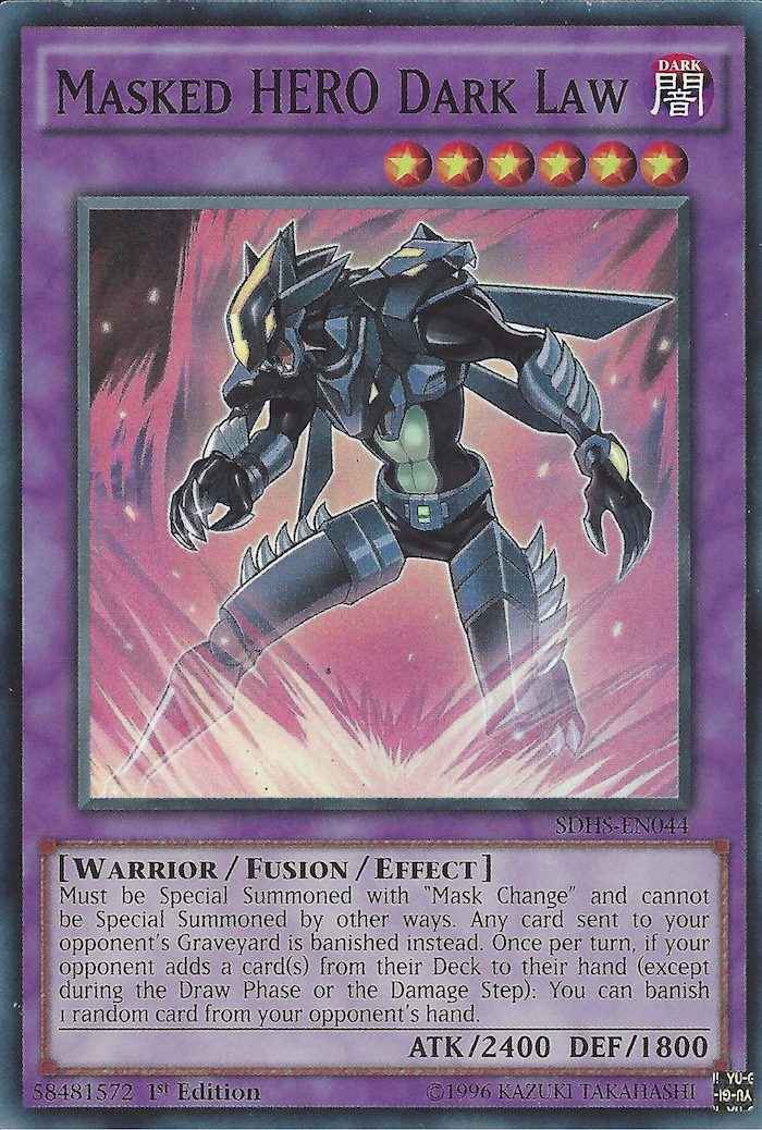 Masked Hero Dark Law [SDHS-EN044] Super Rare | Odin's Place