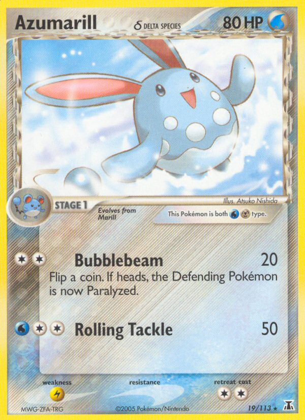 Azumarill (19/113) (Delta Species) [EX: Delta Species] | Odin's Place