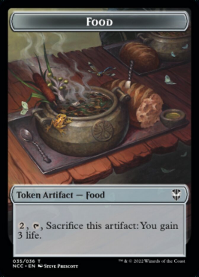 Food // Citizen Double-Sided Token [Streets of New Capenna Commander Tokens] | Odin's Place