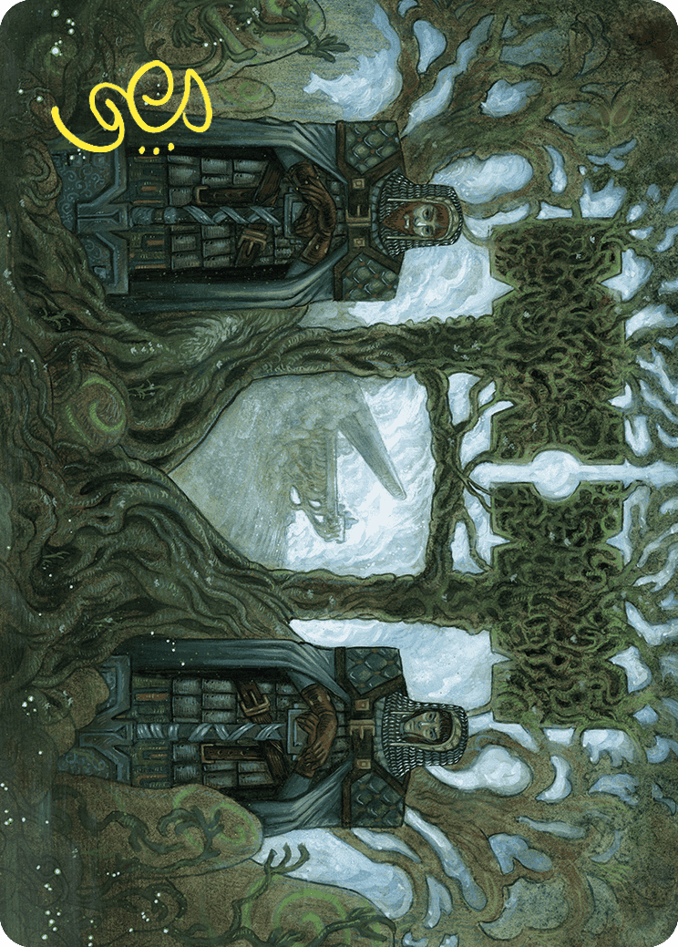 Court of Garenbrig Art Card (Gold-Stamped Signature) [Wilds of Eldraine Art Series] | Odin's Place
