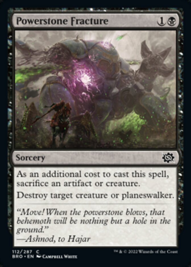 Powerstone Fracture [The Brothers' War] | Odin's Place