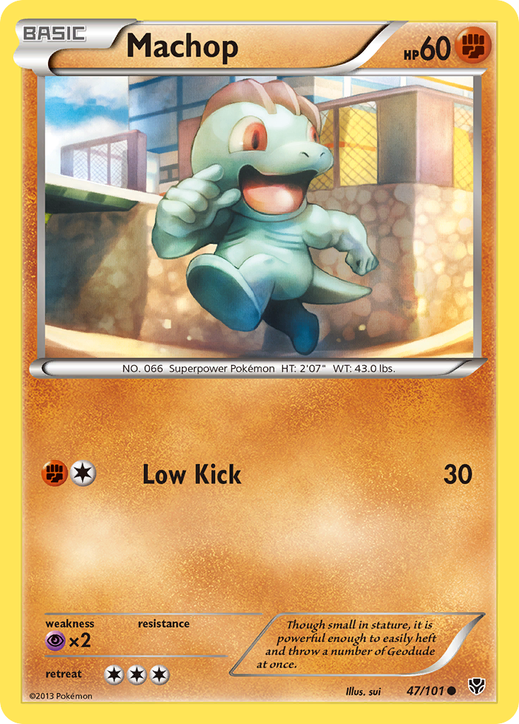 Machop (47/101) [Black & White: Plasma Blast] | Odin's Place