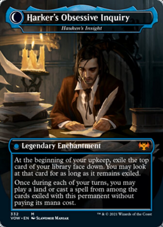 Jacob Hauken, Inspector // Hauken's Insight - Jonathan Harker // Harker's Obsessive Inquiry [Innistrad: Crimson Vow] | Odin's Place