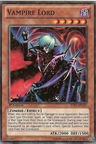 Vampire Lord [BP01-EN127] Starfoil Rare | Odin's Place