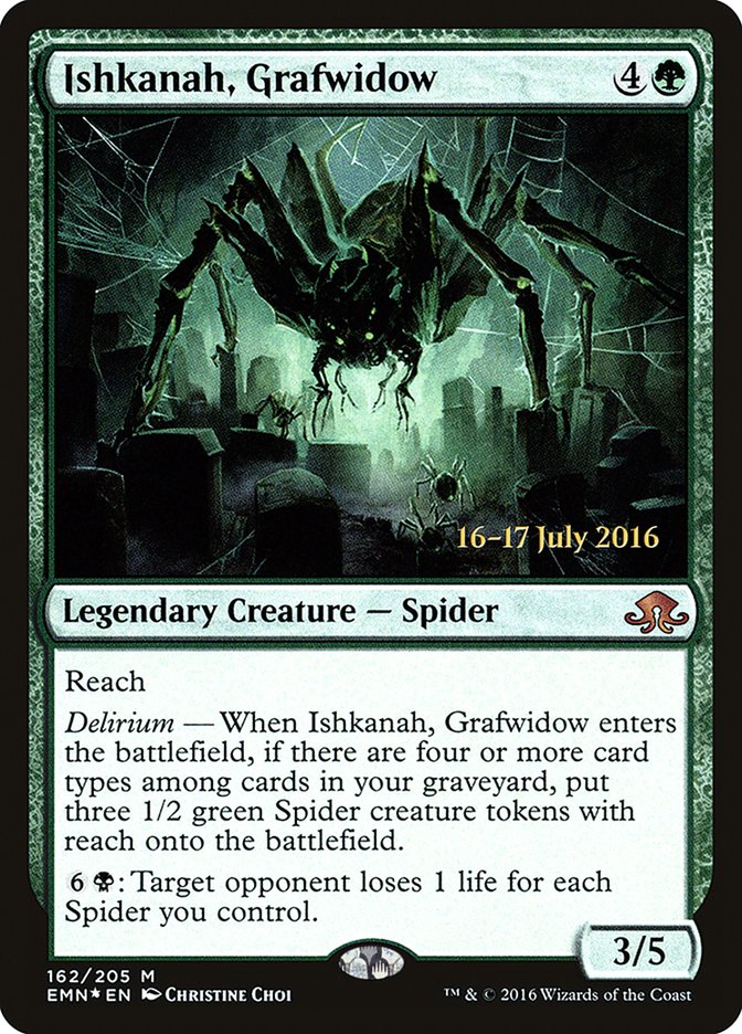 Ishkanah, Grafwidow (162) [Eldritch Moon Prerelease Promos] | Odin's Place