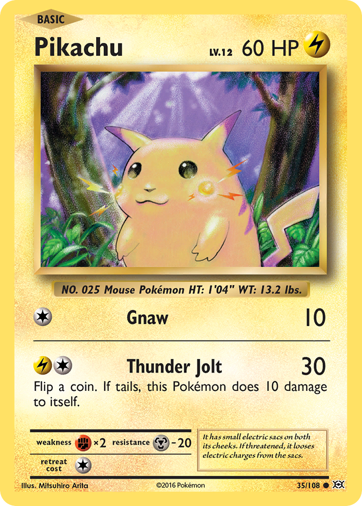 Pikachu (35/108) [XY: Evolutions] | Odin's Place
