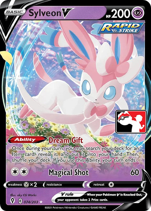 Sylveon V (074/203) [Prize Pack Series One] | Odin's Place
