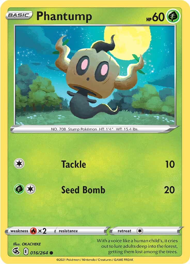 Phantump (016/264) [Sword & Shield: Fusion Strike] | Odin's Place
