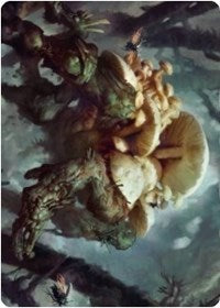 Swarm Shambler Art Card [Zendikar Rising Art Series] | Odin's Place