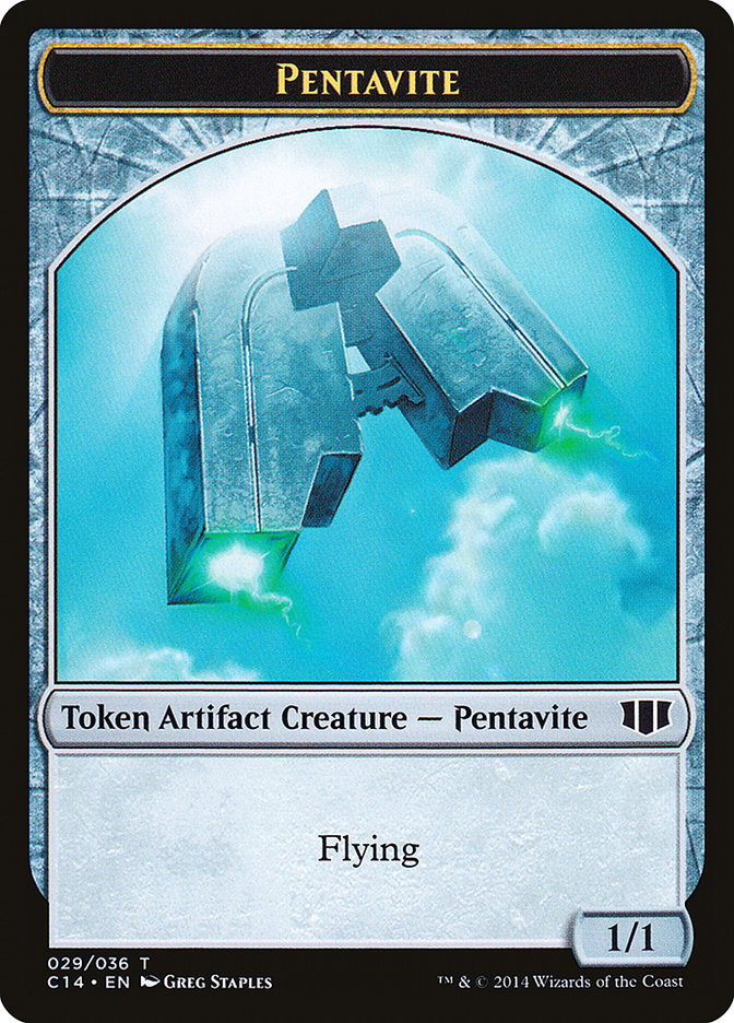 Myr // Pentavite Double-Sided Token [Commander 2014 Tokens] | Odin's Place