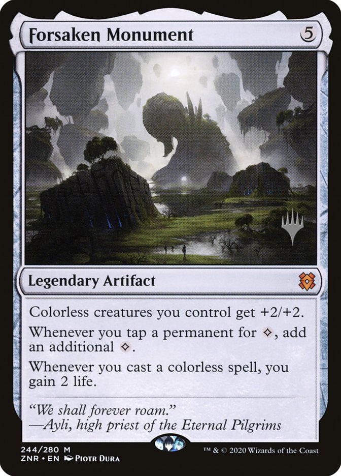 Forsaken Monument (Promo Pack) [Zendikar Rising Promos] | Odin's Place