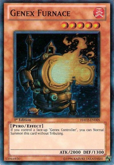 Genex Furnace [HA02-EN005] Super Rare | Odin's Place