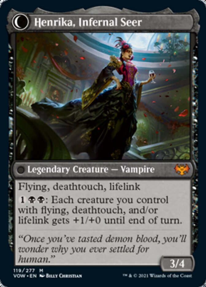 Henrika Domnathi // Henrika, Infernal Seer [Innistrad: Crimson Vow] | Odin's Place