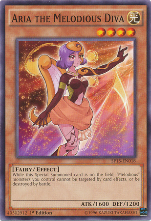 Aria the Melodious Diva [SP15-EN018] Common | Odin's Place
