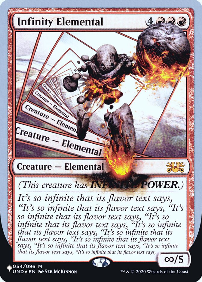 Infinity Elemental (Unfinity Foil Edition) [The List] | Odin's Place