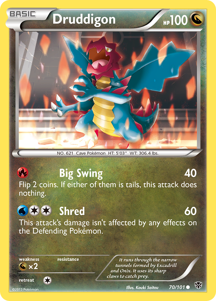 Druddigon (70/101) [Black & White: Plasma Blast] | Odin's Place