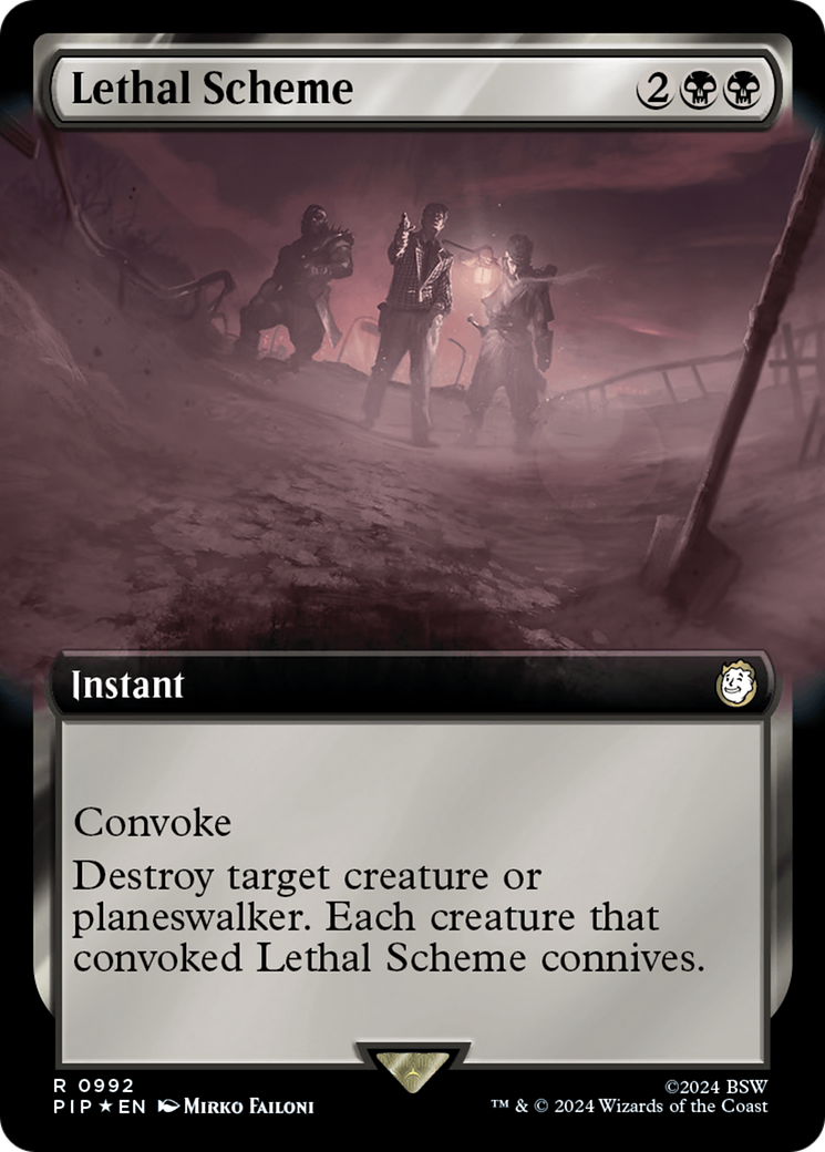 Lethal Scheme (Extended Art) (Surge Foil) [Fallout] | Odin's Place