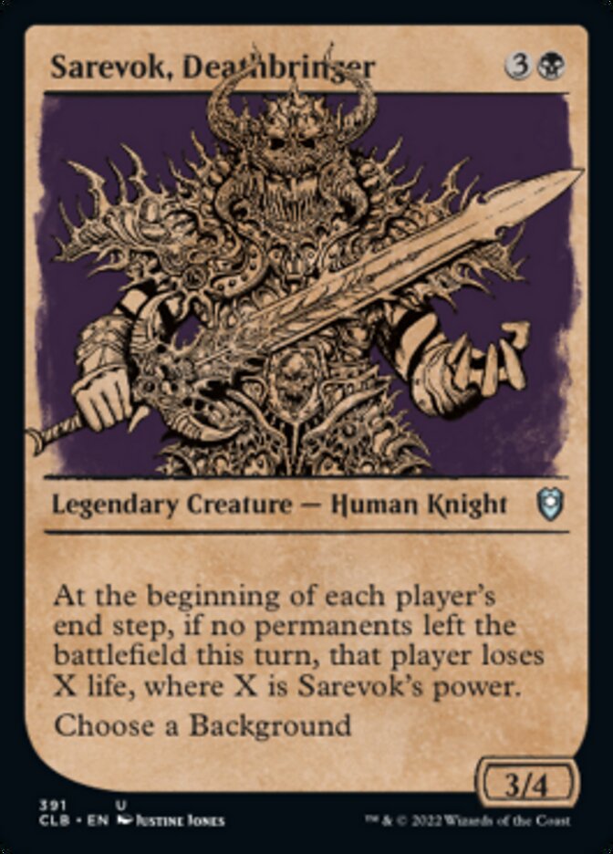 Sarevok, Deathbringer (Showcase) [Commander Legends: Battle for Baldur's Gate] | Odin's Place
