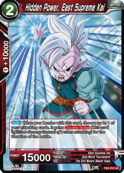Hidden Power, East Supreme Kai (Reprint) (TB2-012) [Battle Evolution Booster] | Odin's Place
