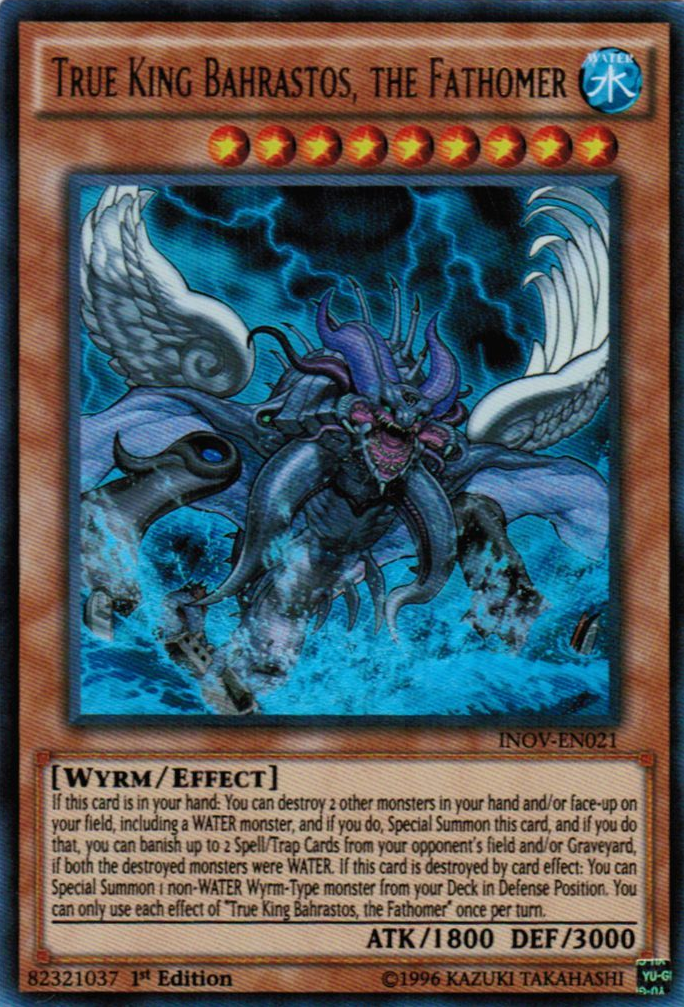 True King Bahrastos, the Fathomer [INOV-EN021] Ultra Rare | Odin's Place