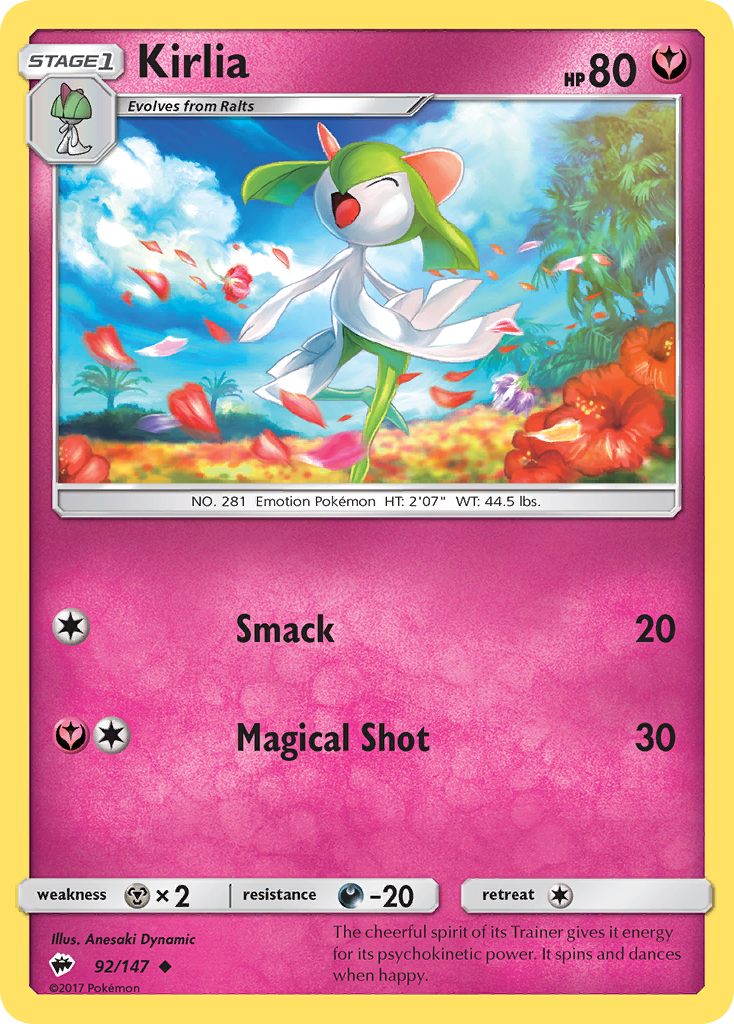 Kirlia (92/147) [Sun & Moon: Burning Shadows] | Odin's Place