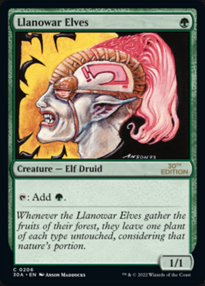 Llanowar Elves [30th Anniversary Edition] | Odin's Place