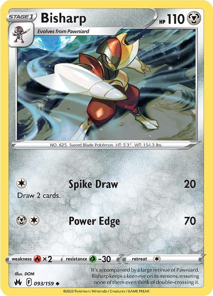 Bisharp (093/159) [Sword & Shield: Crown Zenith] | Odin's Place