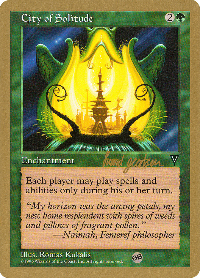 City of Solitude (Svend Geertsen) (SB) [World Championship Decks 1997] | Odin's Place
