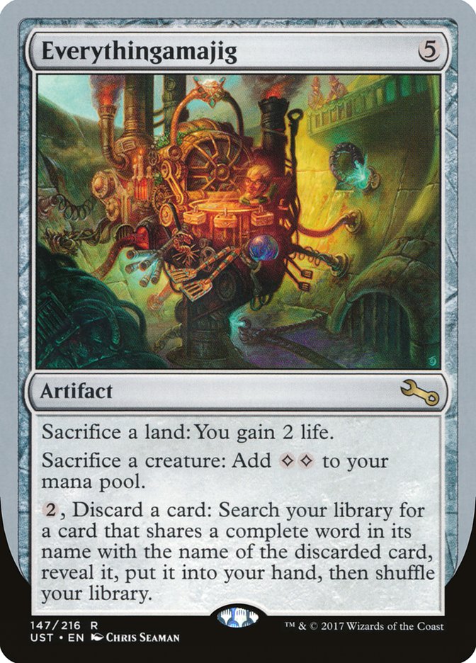 Everythingamajig (147) ("Sacrifice a Land") [Unstable] | Odin's Place