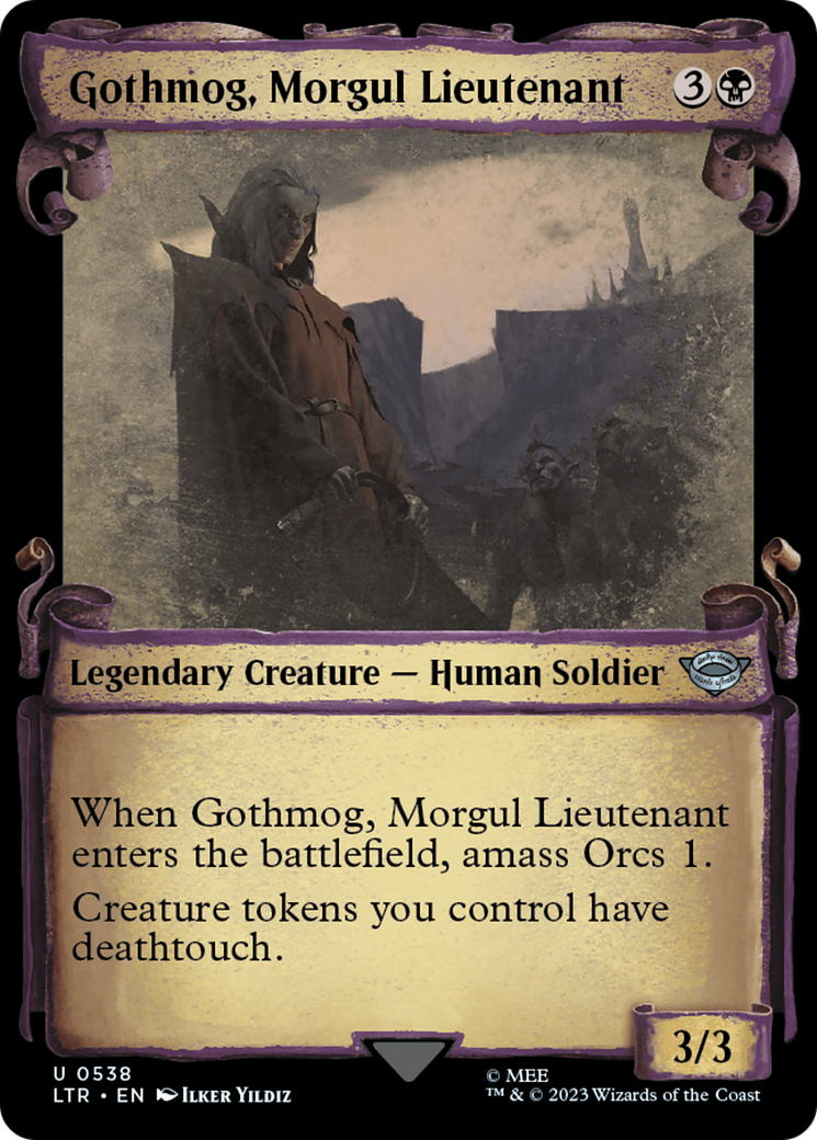 Gothmog, Morgul Lieutenant [The Lord of the Rings: Tales of Middle-Earth Showcase Scrolls] | Odin's Place