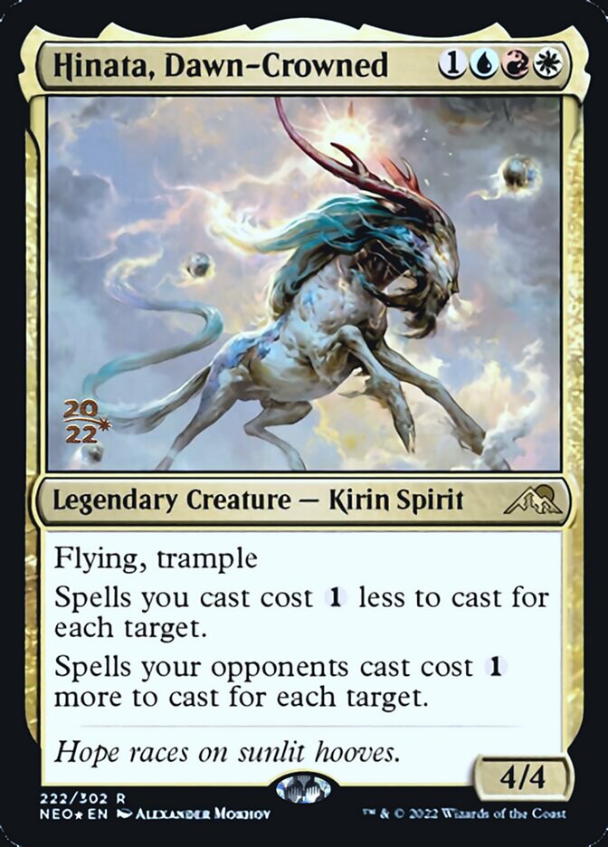 Hinata, Dawn-Crowned [Kamigawa: Neon Dynasty Prerelease Promos] | Odin's Place