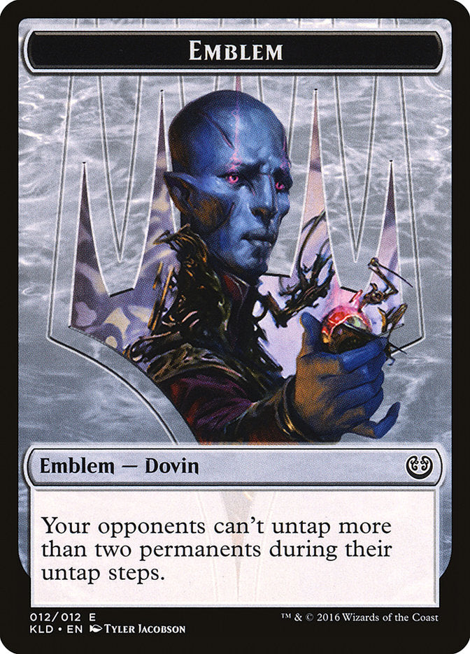 Dovin Baan Emblem (12) [Kaladesh Tokens] | Odin's Place