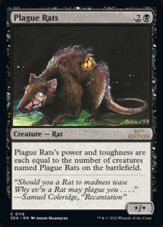 Plague Rats [30th Anniversary Edition] | Odin's Place