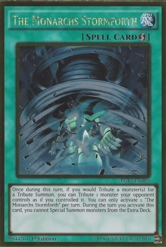 The Monarchs Stormforth [PGL3-EN085] Gold Rare | Odin's Place