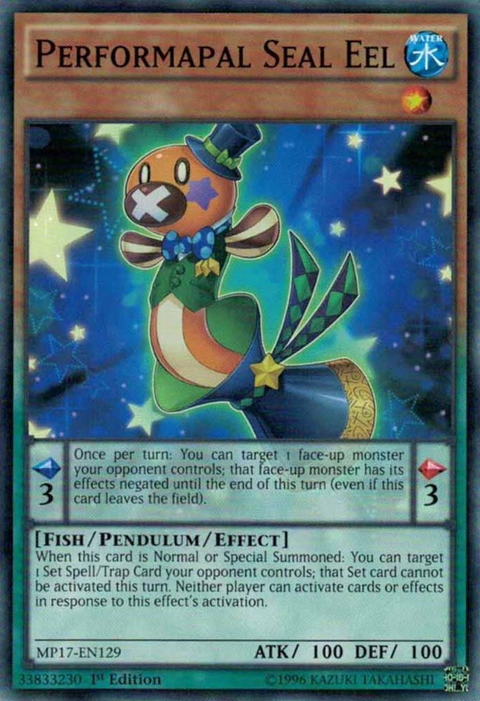 Performapal Seal Eel [MP17-EN129] Common | Odin's Place