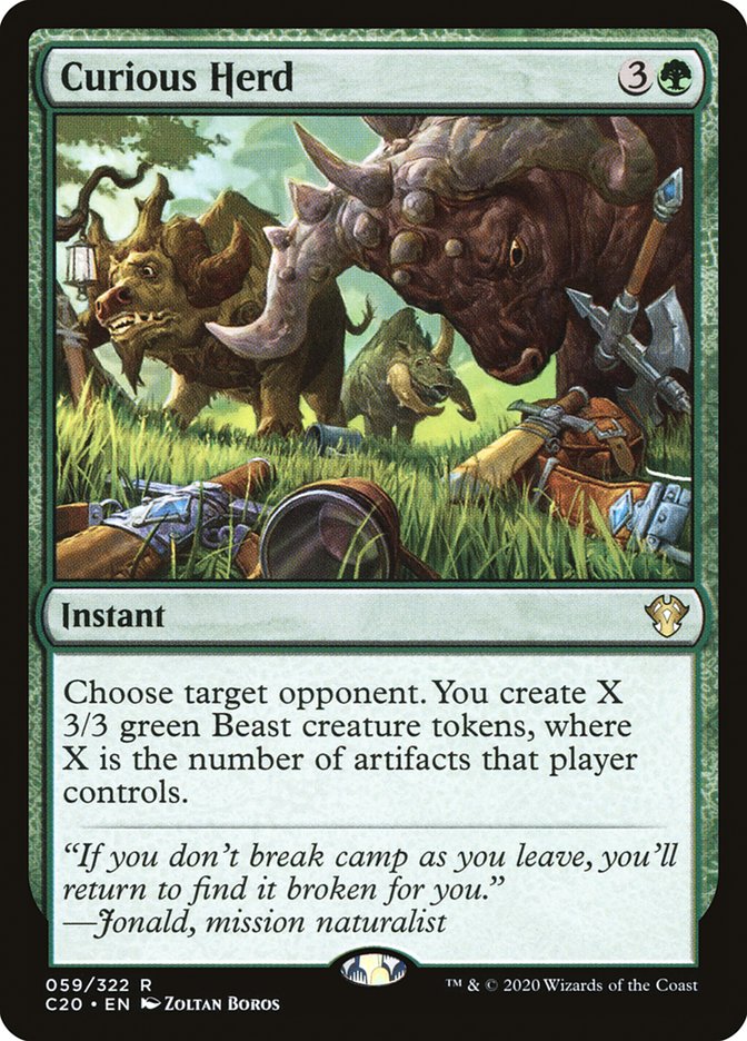 Curious Herd [Commander 2020] | Odin's Place