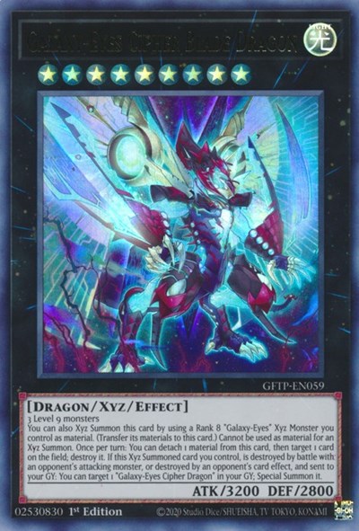 Galaxy-Eyes Cipher Blade Dragon [GFTP-EN059] Ultra Rare | Odin's Place